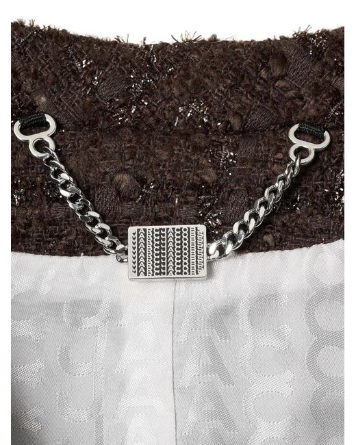 Marc Jacobs Brown Chain Lady Tweed Jacket