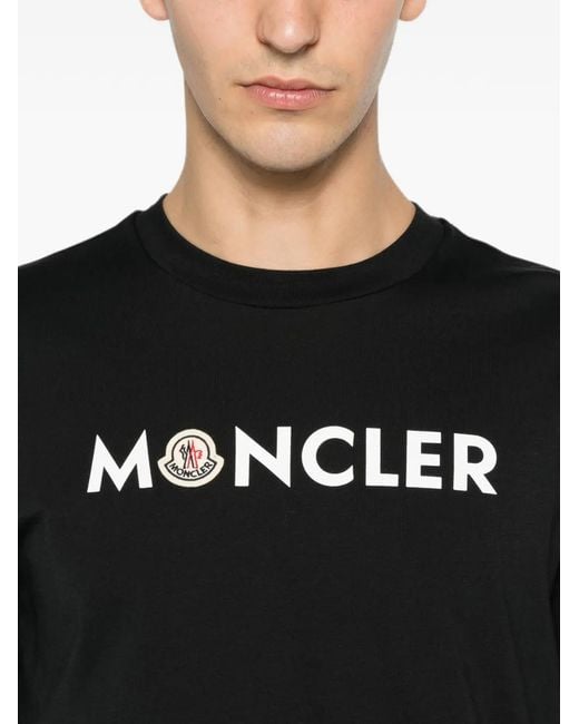 Moncler Black Ss T-Shirt for men