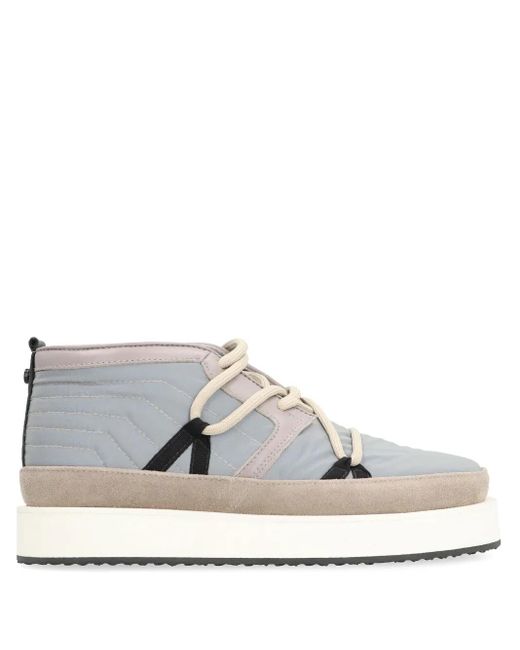 Volta Footwear White Suede Sneakers for men