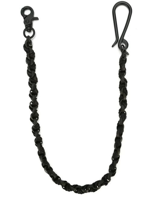 D'Amico Black Braided Chain for men