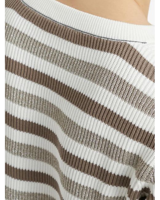 Jersey de algodón Brunello Cucinelli de color White