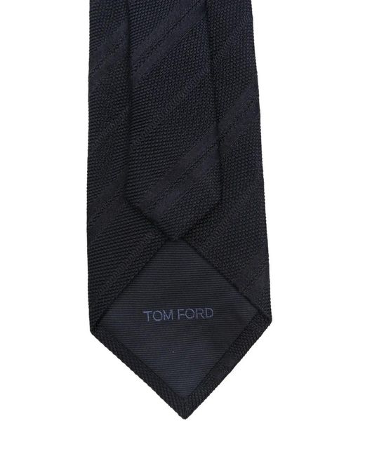 Tom Ford Blue Striped Tie for men
