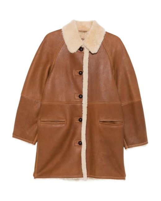 Isabel Marant Lammy Jas in het Brown