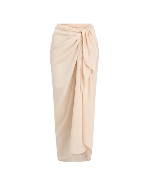 Patou White Knot Sarong