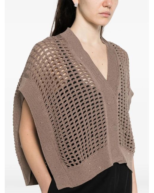 Peserico Brown Sweater
