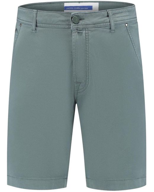 Jacob Cohen Blue Cotton-blend Bermuda Shorts for men