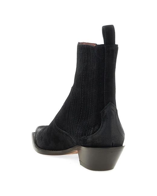 Sonora Boots Black 35Mm Hernan Pointed-Toe Chealsea Boots