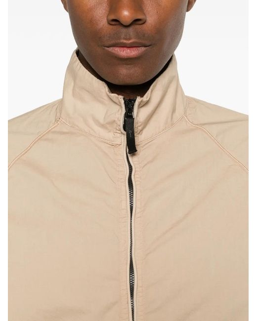 Stone Island Natural Logo-Patch Jacket for men