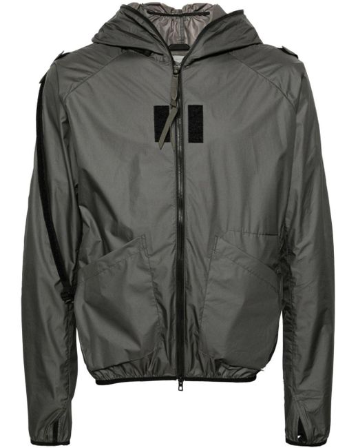 Acronym Gray Water-repellent Lightweight Jacket for men