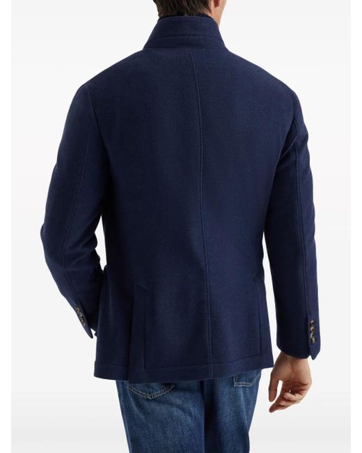 Blazer Imperméable En Cachemire Brunello Cucinelli pour homme en coloris Blue