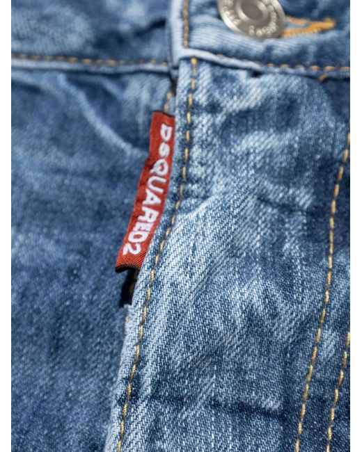 DSquared² Blue Pants 5 Pockets