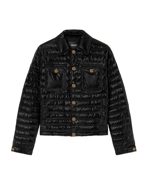 Versace Black Light Padded Jacket for men