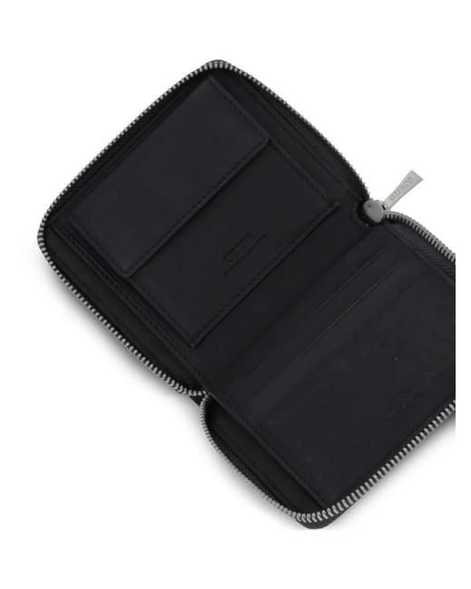 Guess Black Portefeuille Milano À Plaque Logo for men