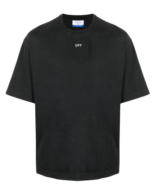 Off-White c/o Virgil Abloh S.Matthew Skate T-Shirt mit Logo-Print in Black für Herren