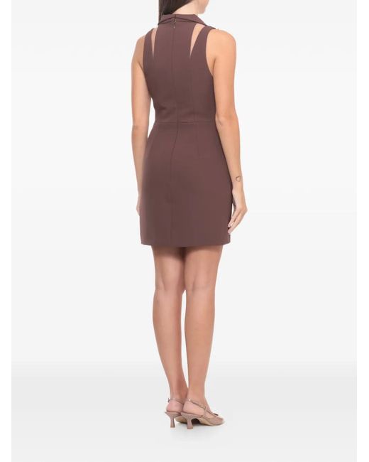 Elisabetta Franchi Purple Sleeveless Dress