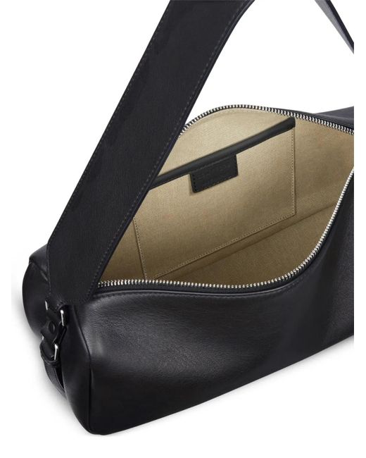 Courreges Black Medium Three Sixty Shoulder Bag