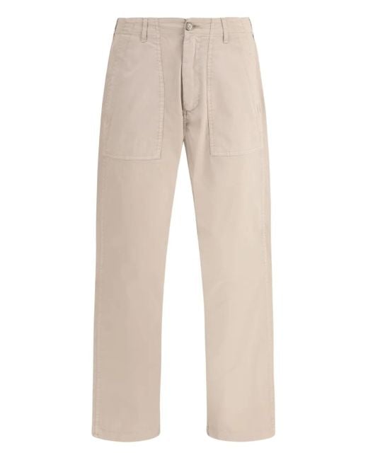 Cruna Natural Cork Patch-Pocket Cotton Trousers for men