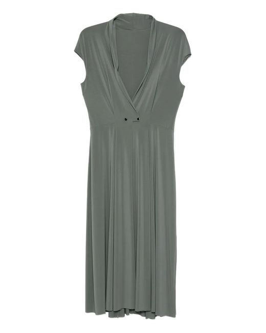 Alberta Ferretti Gray Viscose Elastane Dress