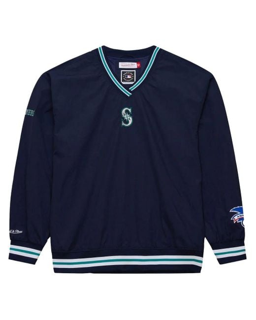 Mitchell & Ness Blue Seattle Mariners Sweatshirt for men
