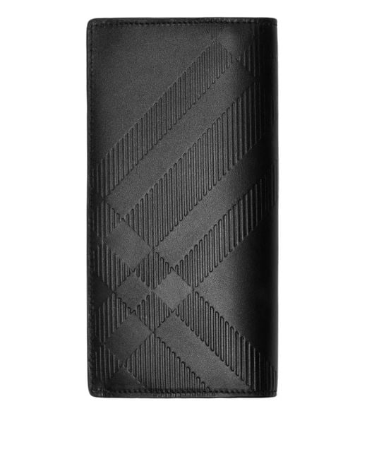 Burberry Black Embossed Wallet for men