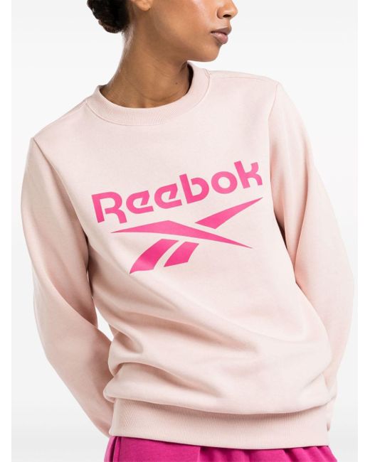 Sudadera reebok best sale classic mujer rosas