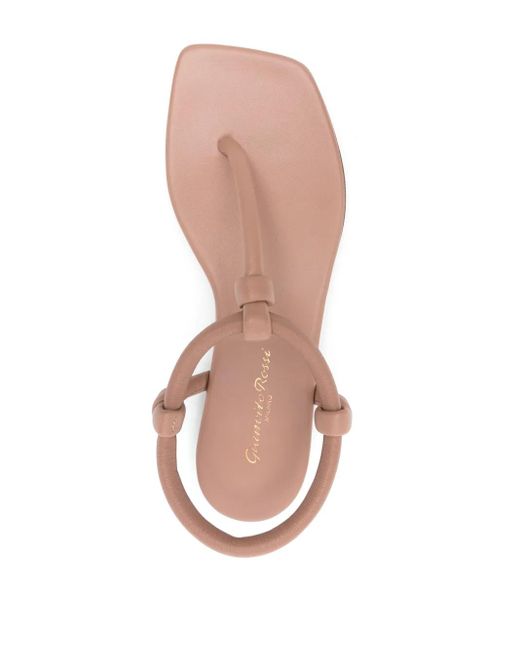 Gianvito Rossi レザーサンダル Brown