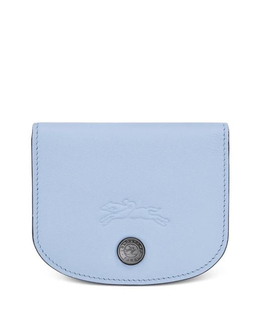 Longchamp Blue Le Pliage Xtra Card Holder