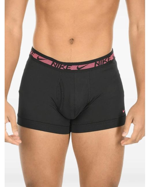 Nike Blue Dri-Fit Logo-Waistband Boxers for men