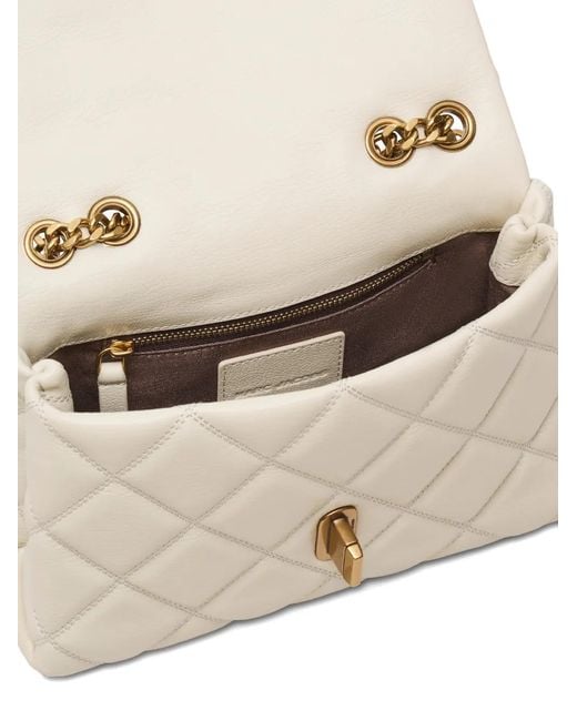 Marc Jacobs Natural The Slim Dual Leather Shoulder Bag