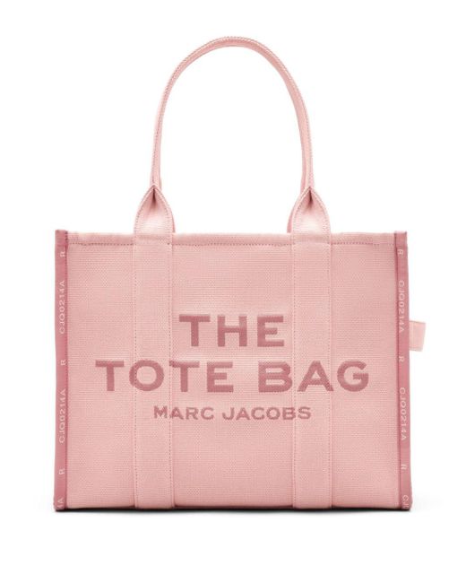 Bolso shopper The Large Jacquard Marc Jacobs de color Pink