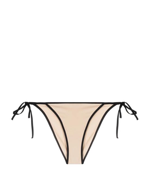 Totême Natural Stripe Tie Bikini Bottoms