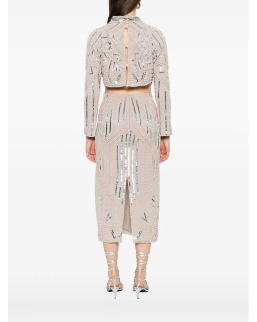 Forte Forte White Sequin-Embellished Top
