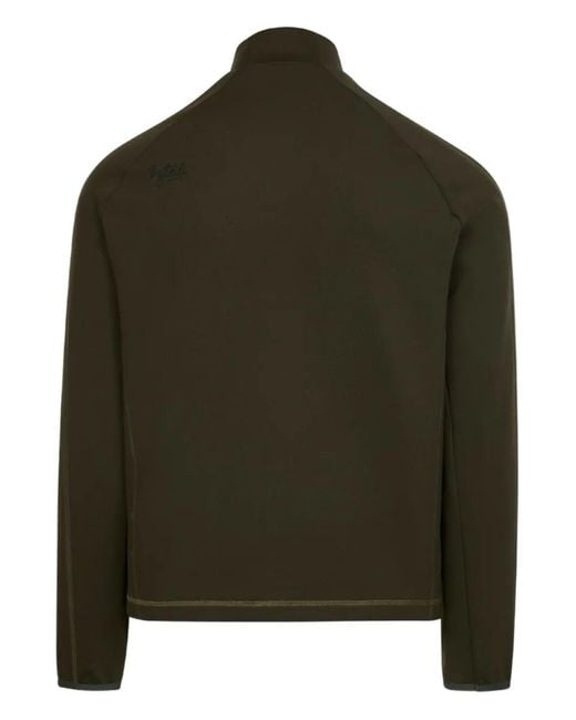Aztech Mountain Green Half Zip Sweatshirt for men