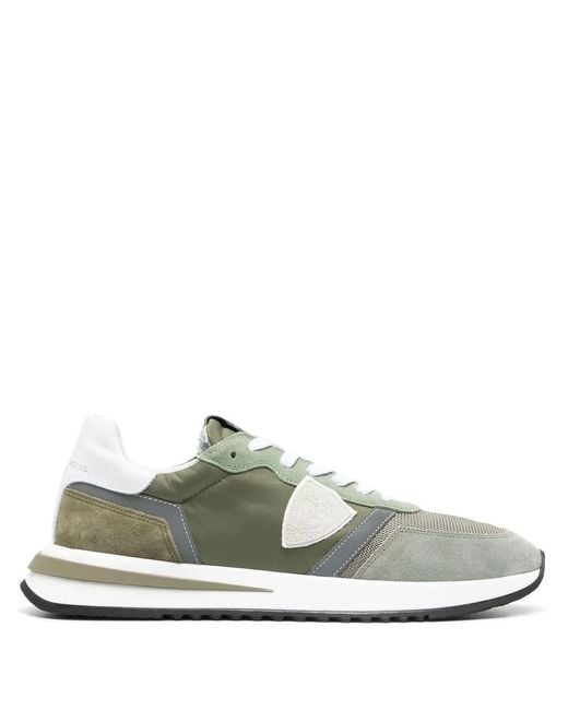 Philippe Model Paris Sneakers Mit Logo-Patch in Green für Herren