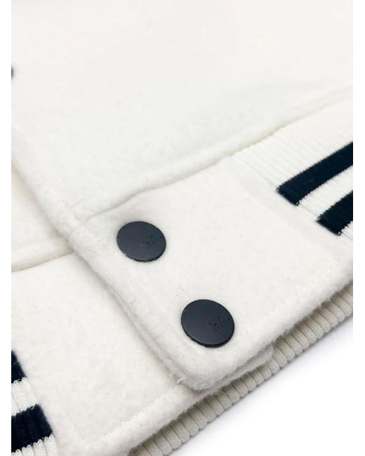 Haculla White Praising Logo-Appliqué Jacket for men