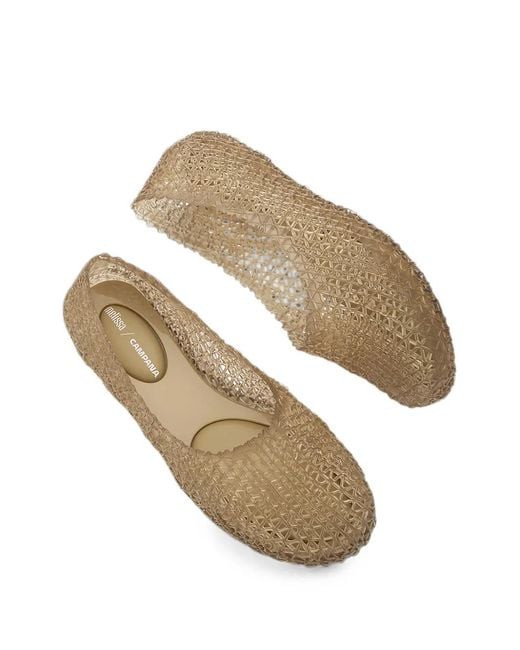 Melissa White Ballerines Campana Papel Hug