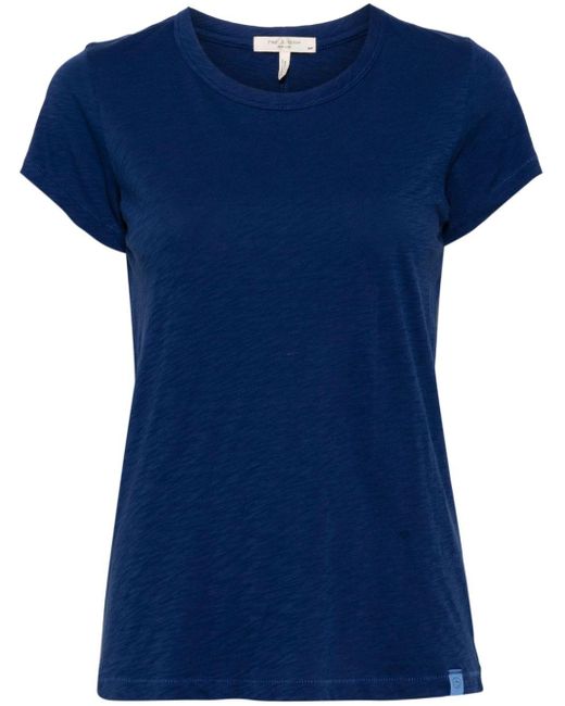 Rag & Bone Blue T-Shirt aus Bio-Baumwolle