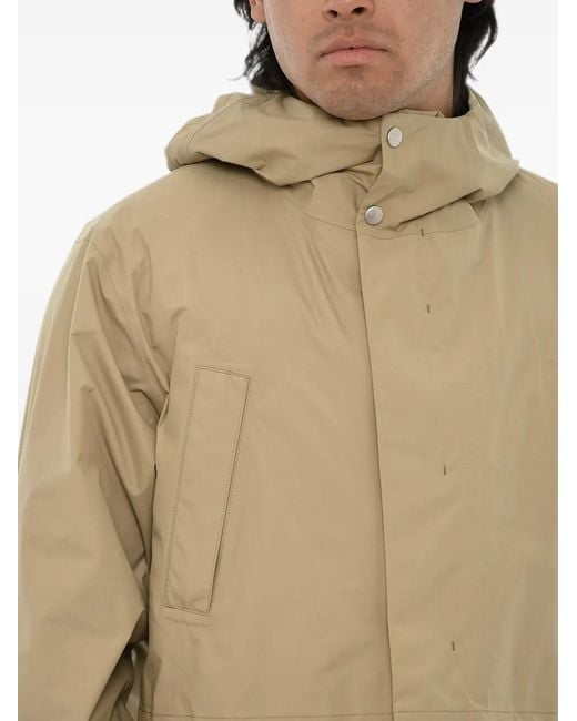 Woolrich Natural Hooded Drawstring-Waist Parka for men