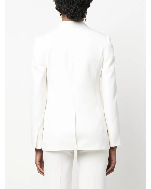 Givenchy Blazer Met Enkele Rij Knopen in het White