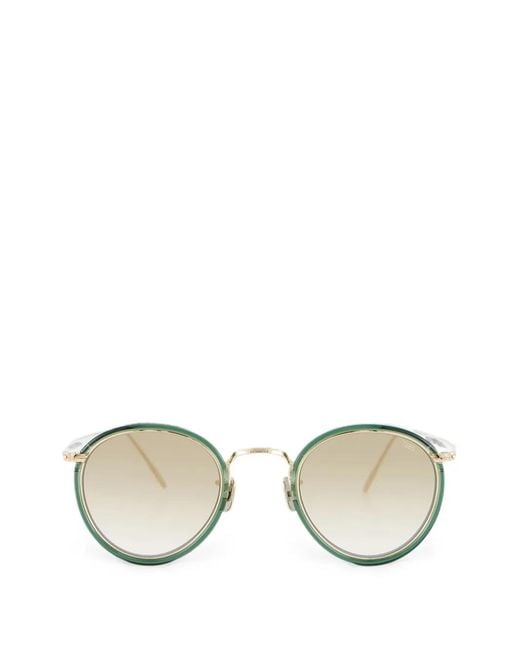 Eyevan 7285 Metallic 717E Round-Frame Sunglasses for men