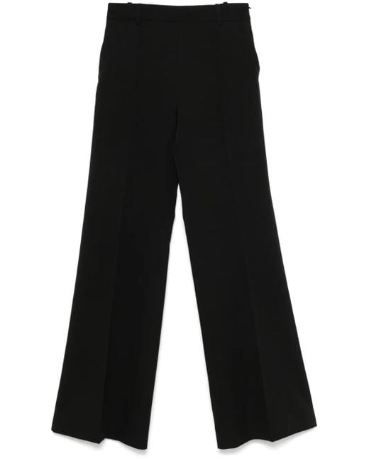 Ermanno Scervino Black Wide-Leg Tailored Trousers
