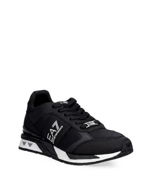 EA7 Black Logo Sneakers