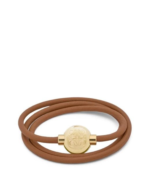 Loewe Brown Pebble Bracelet
