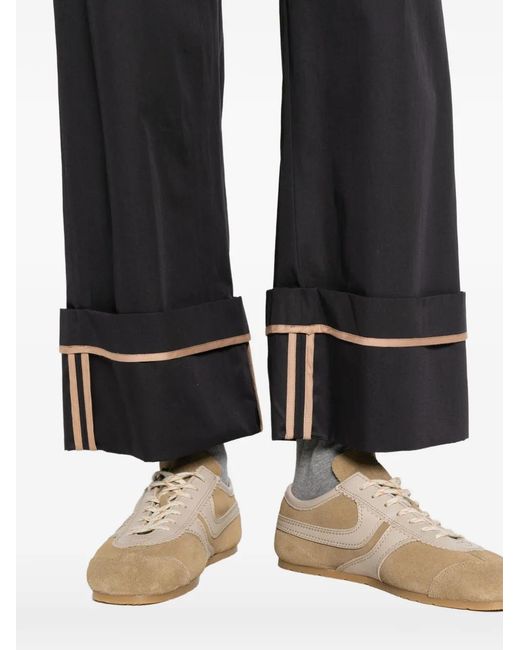 Herno Black Pantalon À Coupe Évasée