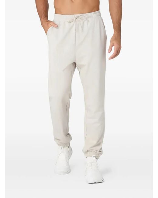 SQUATWOLF Men's White Drawstring Track Pants