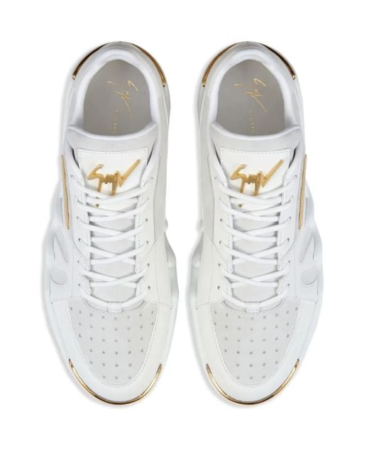 Giuseppe Zanotti White Talon Low-top Sneakers for men