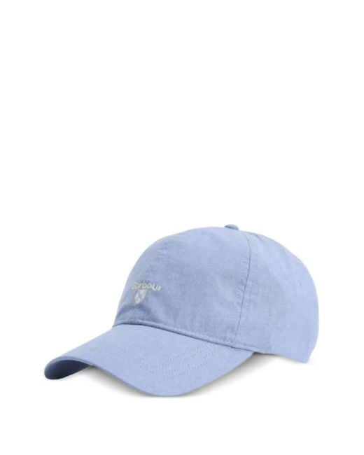 Barbour Blue Nelson Chambray Cap for men