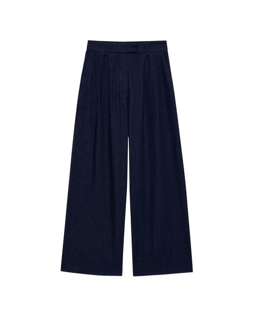 Anine Bing Blue Pantalon Lou