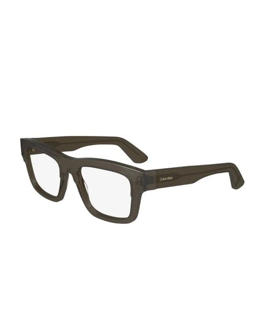 Calvin Klein Brown Square-Frame Glasses for men
