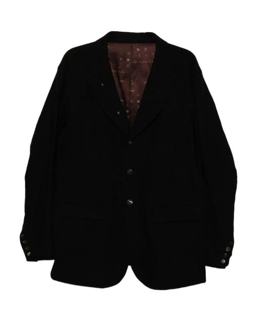 Blazer con botones DEVOA de hombre de color Black
